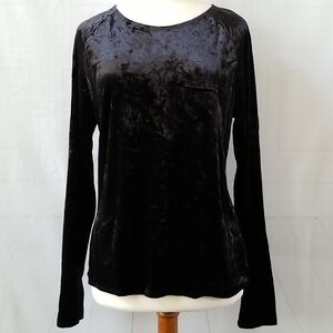 Weekday Kyra Velvet Top